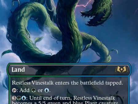 Restless Vinestalk (Borderless) [Wilds of Eldraine] Online now