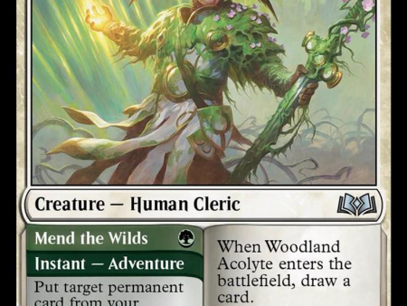 Woodland Acolyte    Mend the Wilds [Wilds of Eldraine] Online