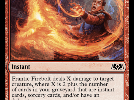 Frantic Firebolt [Wilds of Eldraine] For Sale