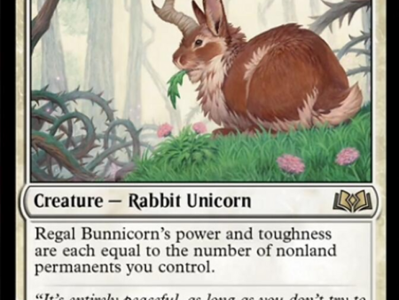 Regal Bunnicorn [Wilds of Eldraine] Online Sale