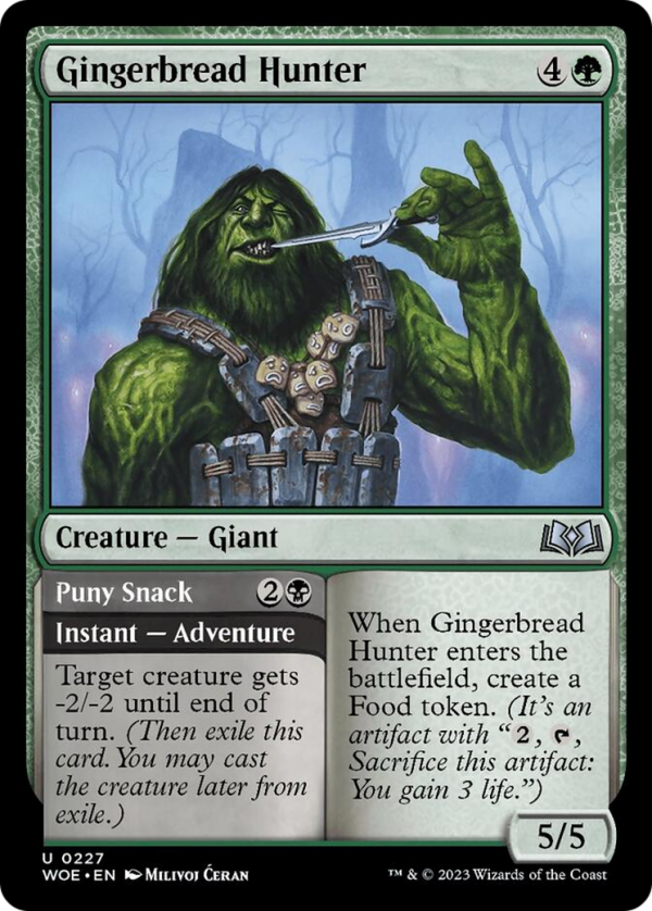 Gingerbread Hunter    Puny Snack [Wilds of Eldraine] Supply