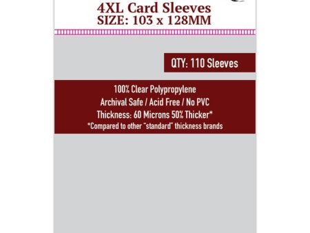 Sleeve Kings - 4XL Card Sleeves (103mm x128mm) (110ct) For Sale