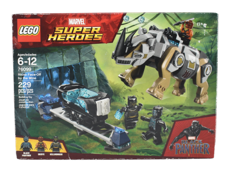 Certified Used Set 76099 Marvel Super Heroes Rhino Face-Off by the Mine Discount