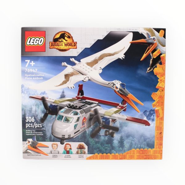 Retired Set 76947 Jurassic World Quetzalcoatlus Plane Ambush Cheap